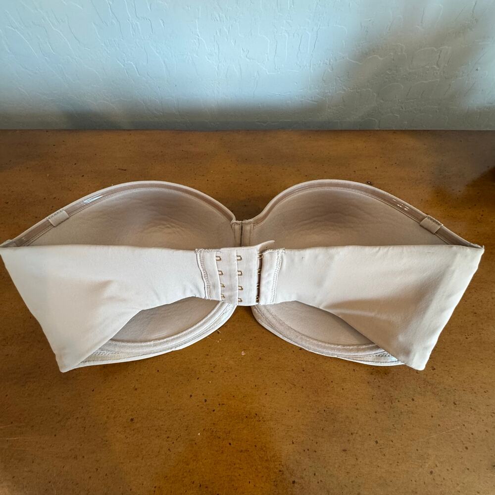 ThirdLove 24/7 Classic Strapless Bra Taupe Nude 34E Underwire Smooth Cups - Picture 3 of 8